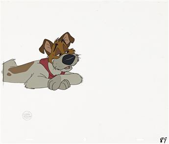 DISNEY STUDIOS Dodger and Oliver.